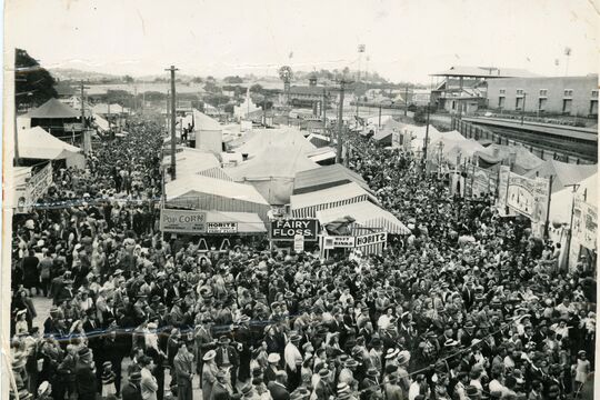 My grandparent’s Ekka position, Bill & Thelma Howard’s Floss and Popcorn Joints circa late 1940’s.
