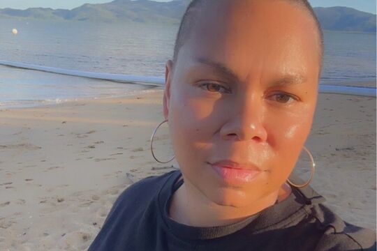 Indigenous Languages Creative Arts resideny, Boneta-Marie Mabo. 