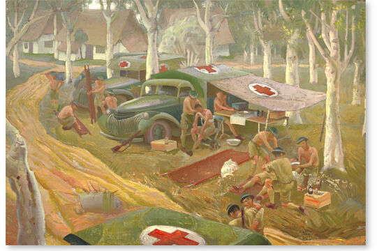 Dressing station, Tengah, 1943