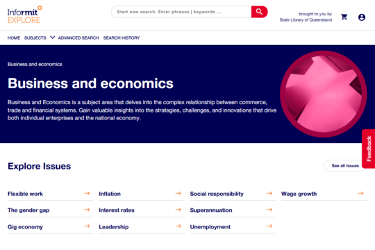 Informit Explore Business
