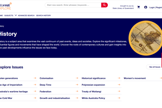 Informit Explore History