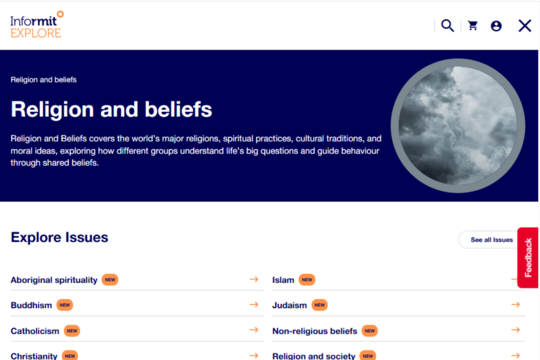 Informit Explore Religion