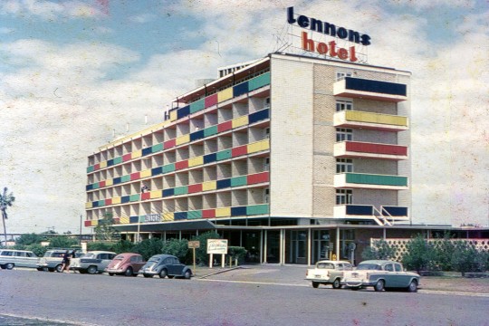 Lennon's Hotel Broadbeach [architect Karl Langer], Queensland, 1962.