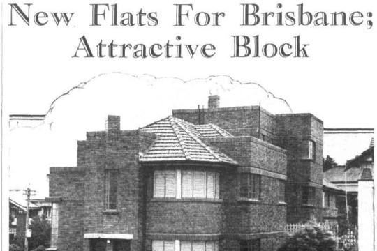 Advertisement for Regina Court, Highgate Hill, 1939.