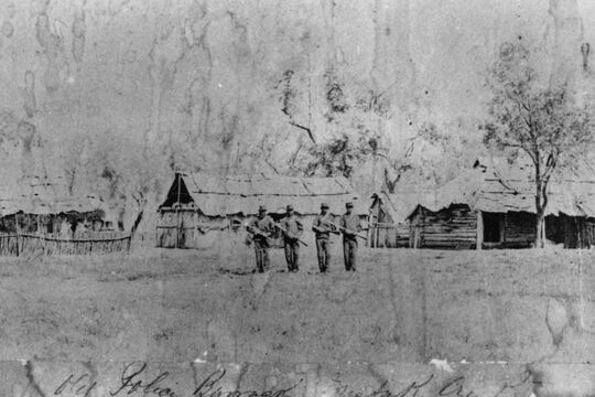 Native Police at Mistake Creek, Queensland
