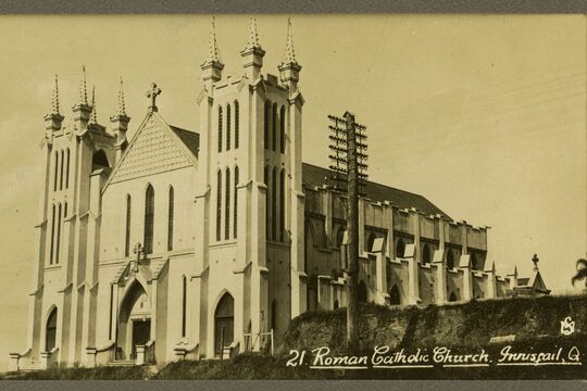Roman Catholic Church at Innisfail ca. 1930