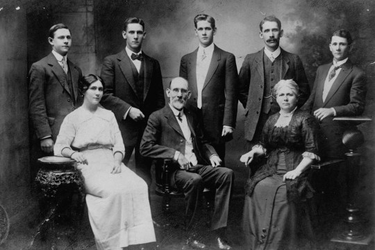 Trundle family portrait, ca. 1916