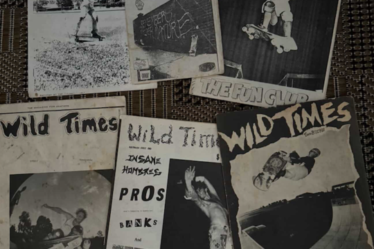 Wild Times zine by Toby Mellonie from the 1980s. 