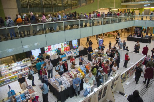 Brisbane Writers Festival crowd at State Library Queensland