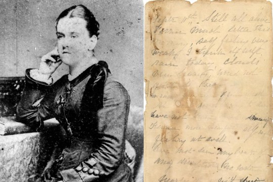 Mary Watson the the last page from her diary