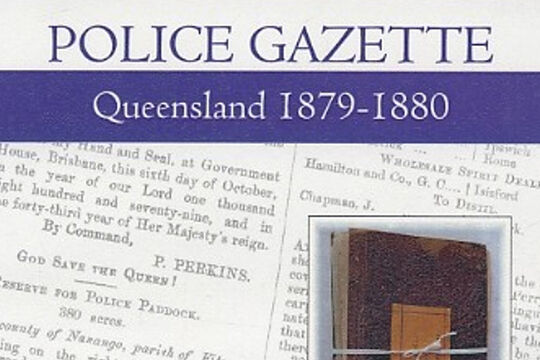 Cover of the Police Gazette Queensland 1879-1880