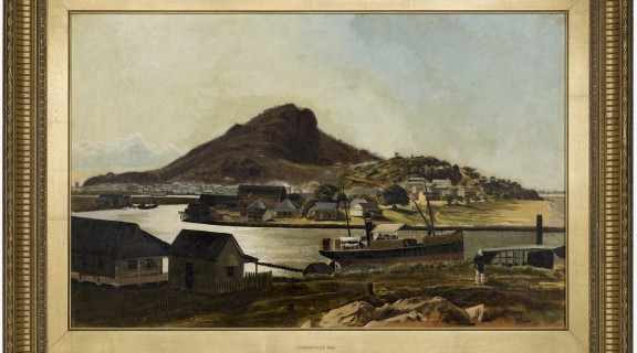 Edward Bevan, Castle Hill, Townsville painting 1886