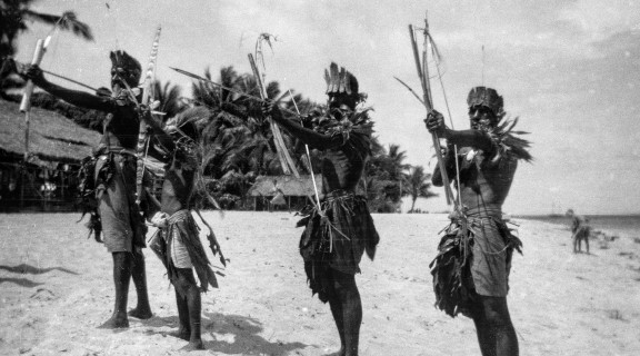 Murray Islanders in national dress