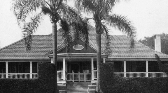 Lyndhurst, the residence of Mrs J. Reid, in London Road, Clayfield