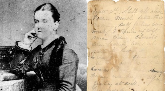 Mary Watson the the last page from her diary