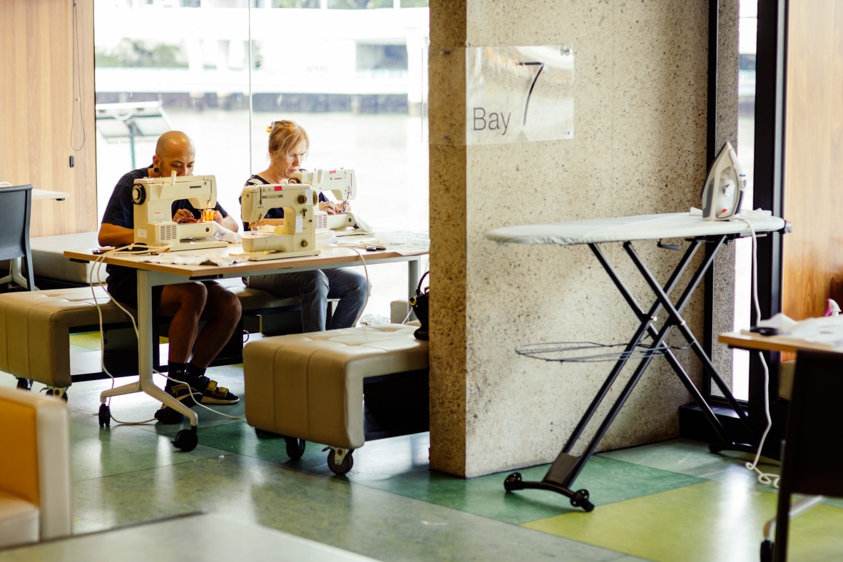 Sewing at The Edge window bays