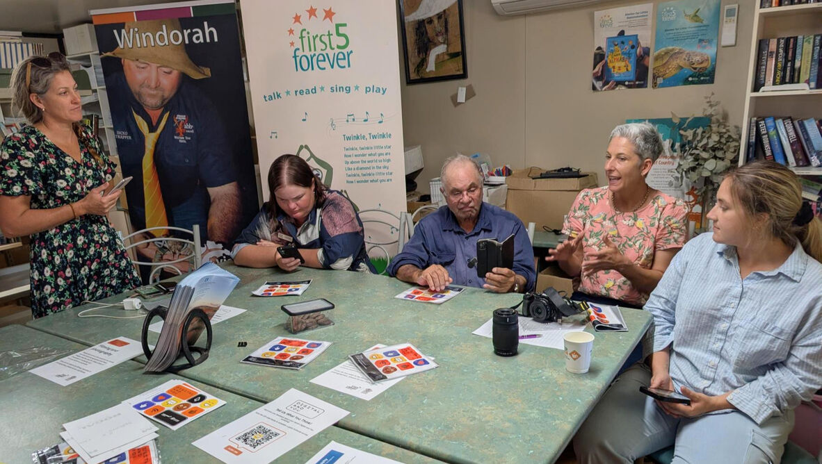 People attending a photography workshop