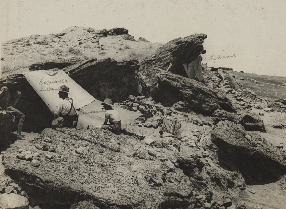 Australian soldiers at a reserve post at Musallabeh West Bank 1918, John Oxley Library, State Library of Queensland, Image OM77-14-0023-0026