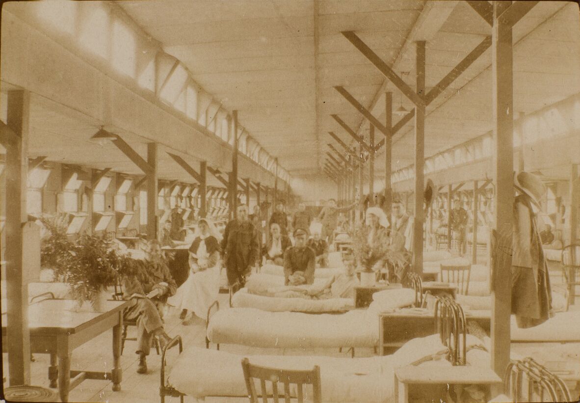 Ward A, 1st AGH Sutton Veny, England, 1919.