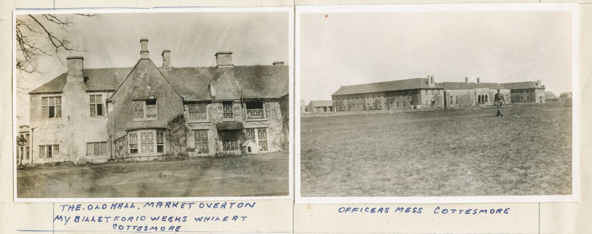 The Old Hall and Officers Mess at 4 Operational Training Unit Cottesmore, 1942.
