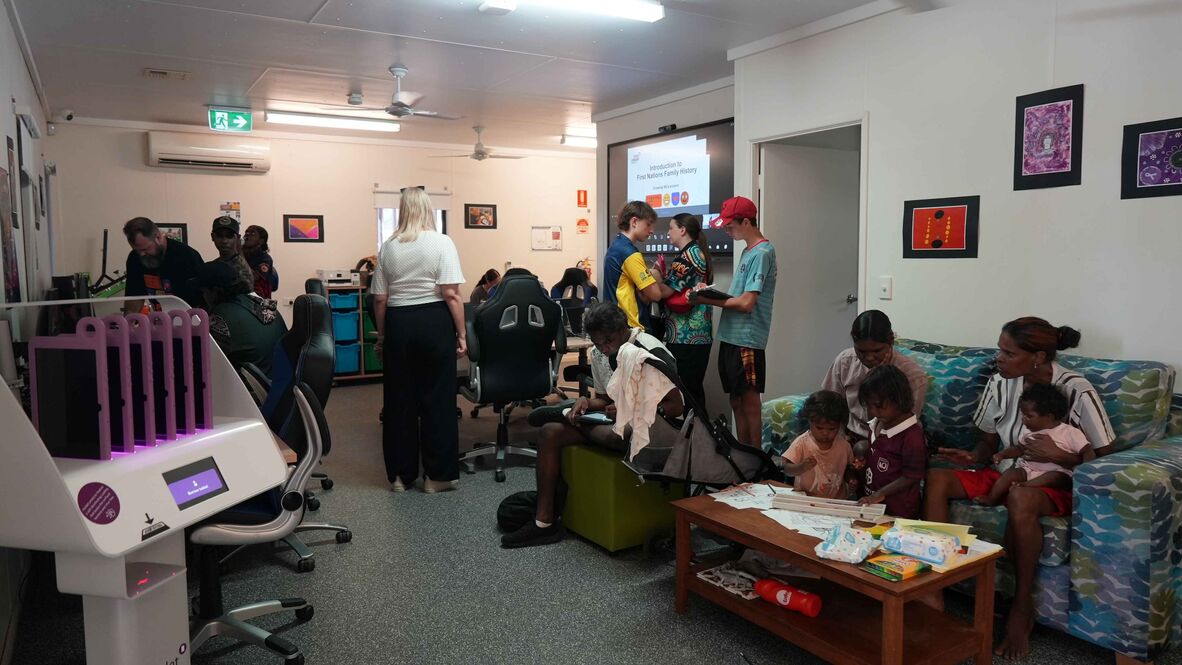 Workshop and tech demonstrations at the Doomadgee IKC