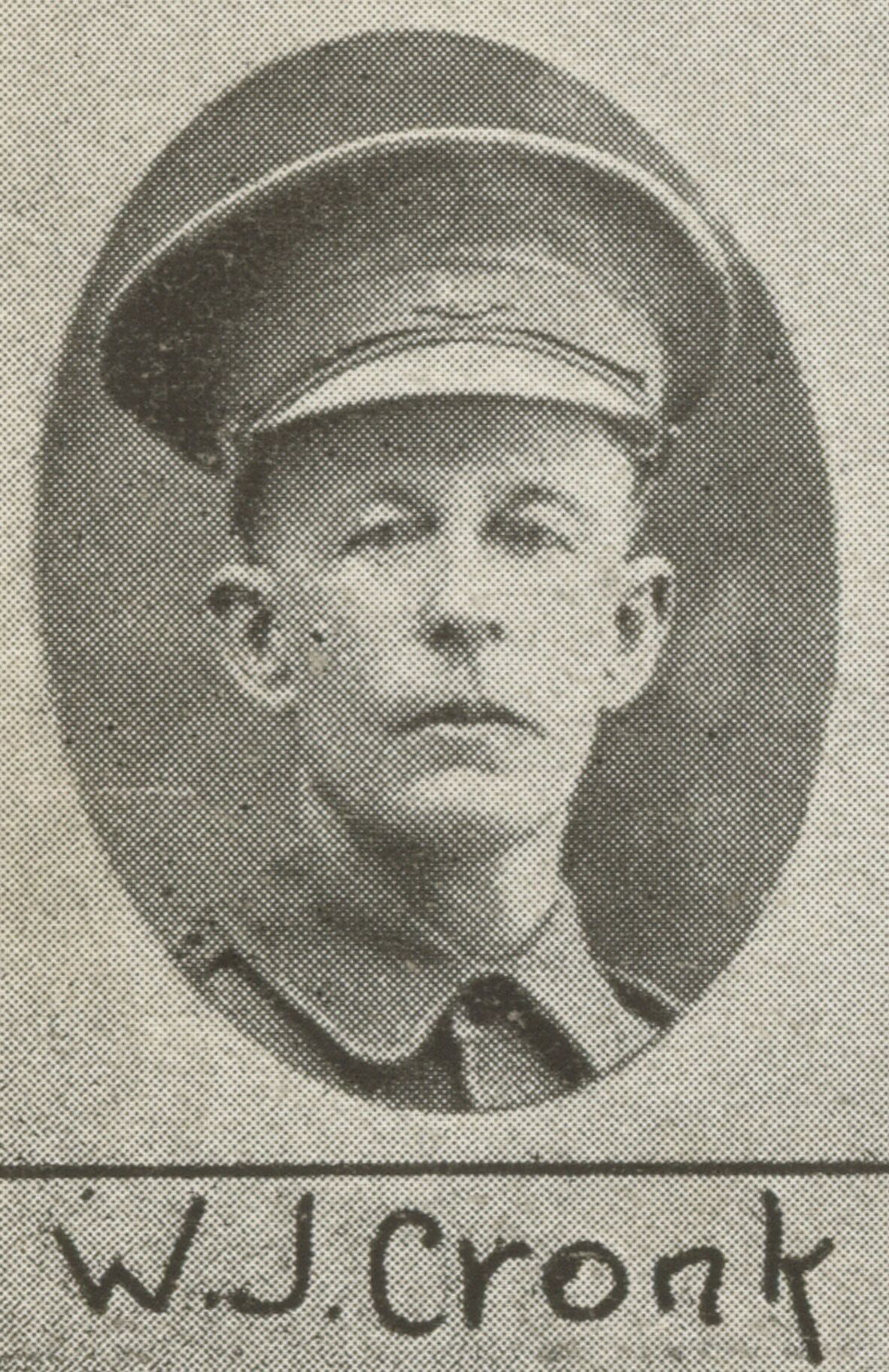 A portrait of Alfred’s father William Cronk as published in The Queenslander.