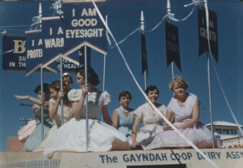 Gayndah Co-op Dairy Association float