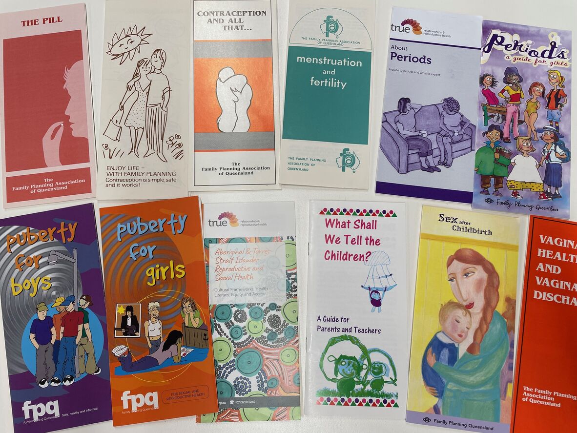 Family Planning Queensland information brochures