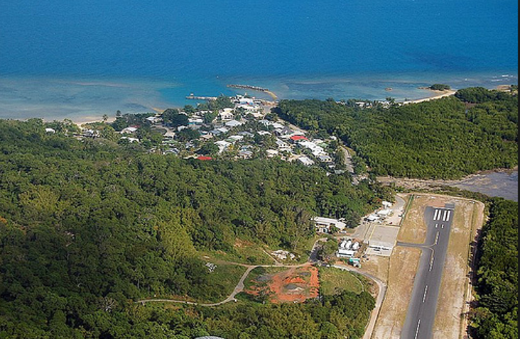 Aerial view of Iama 