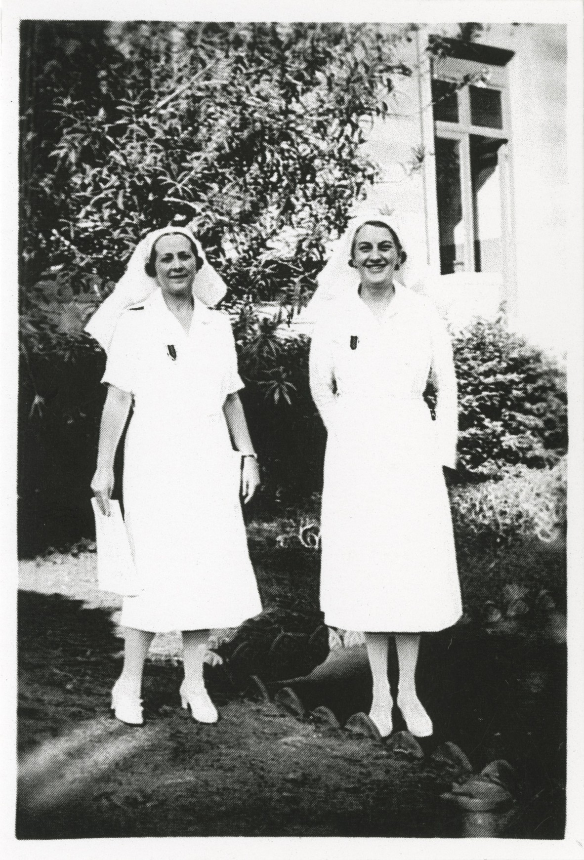 Sister Breakall and Alice Imison, 9th British General Hospital, Heliopolis, Cairo, October 1940.