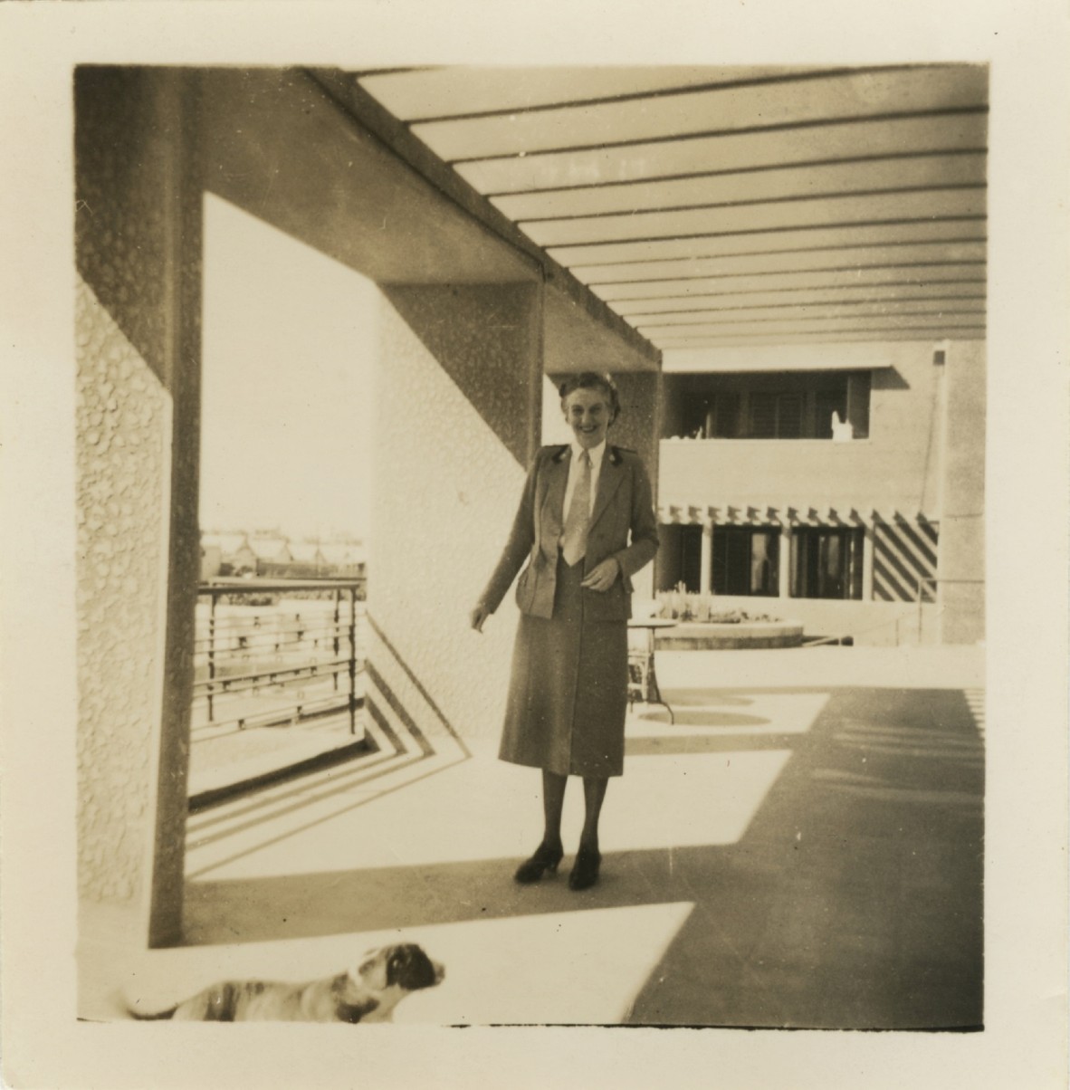 30575-5-34 Alice Ethel Imison Photographs, Alice Imison in Beirut circa 1940-1942. 
