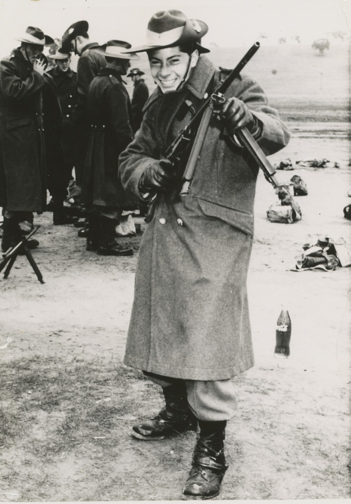 Pte Douglas Javing Salveron during National Service training at Kapooka.