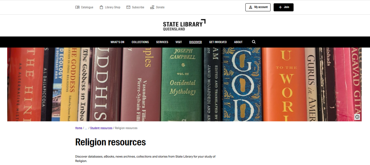 Religion resources