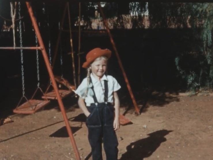 Ruth Gardiner on the family property Gumahah near Cunnamulla