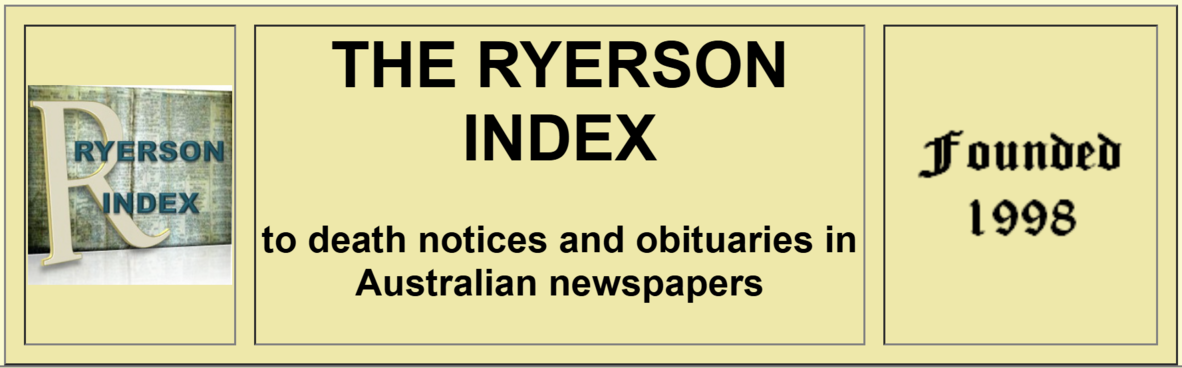 The Ryerson Index page banner