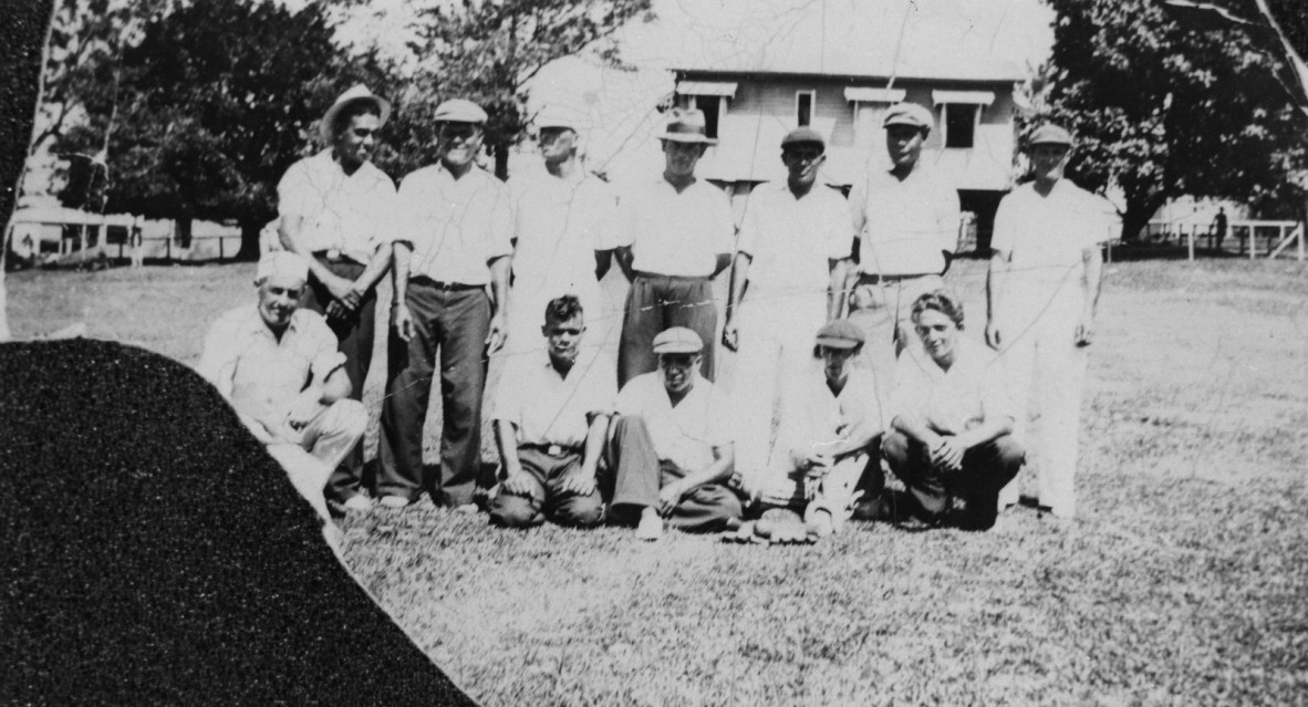 Dunwich cricket team, Queensland, ca. 1930