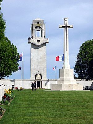 Villers-Bretonneux Memorial, France.