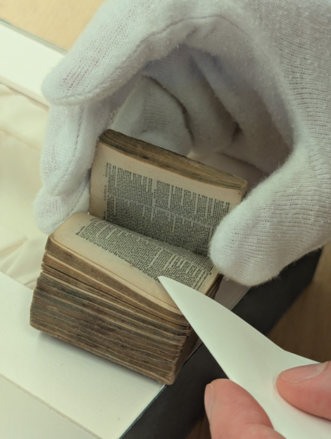 Reading a small bible