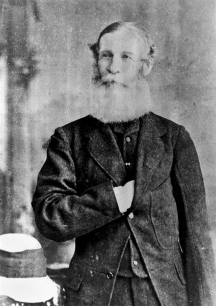 Portrait of Patrick Leslie, an early settler of Warwick on the Darling Downs, Queensland ca.1875.