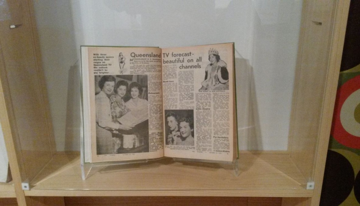 First edition of TV Times (Qld edition) on display as part of Freedom Then, Freedom Now