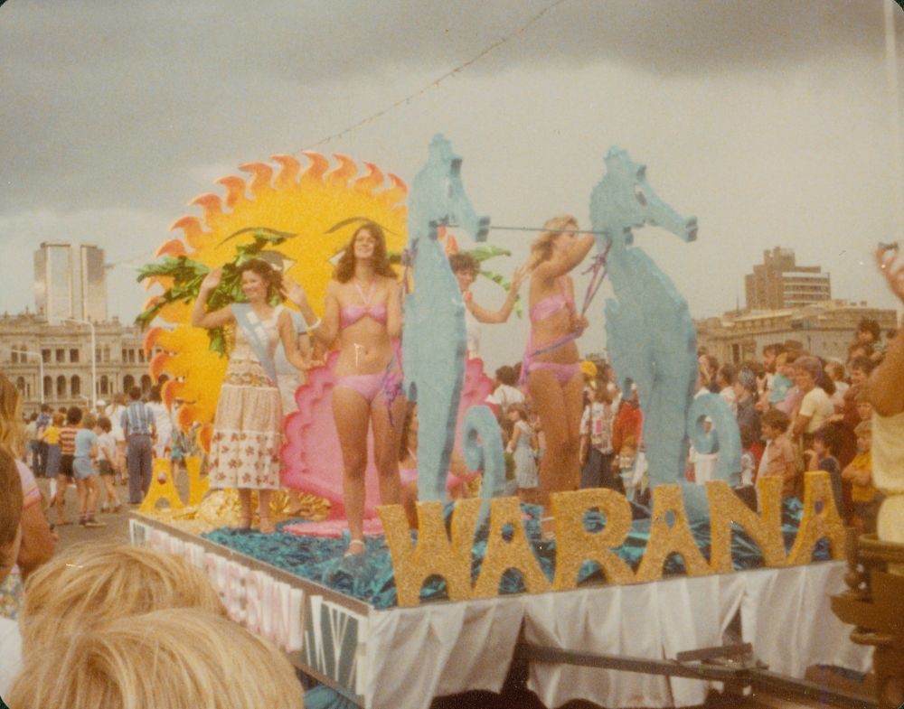 image of a colourful parade float