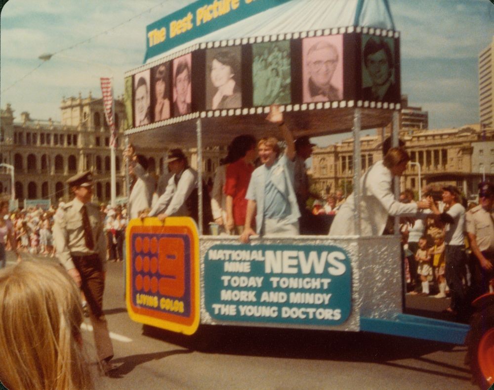 image of a colourful parade float