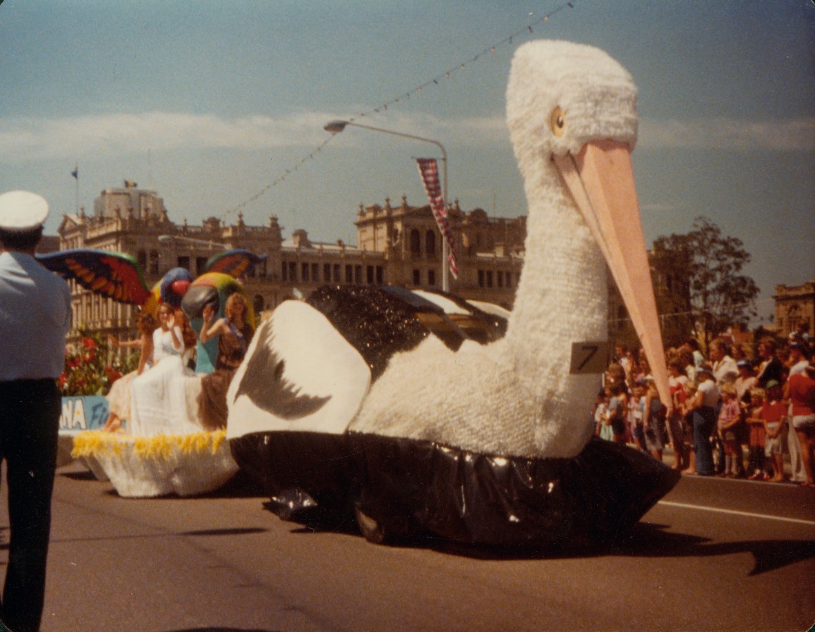 image of a colourful parade float