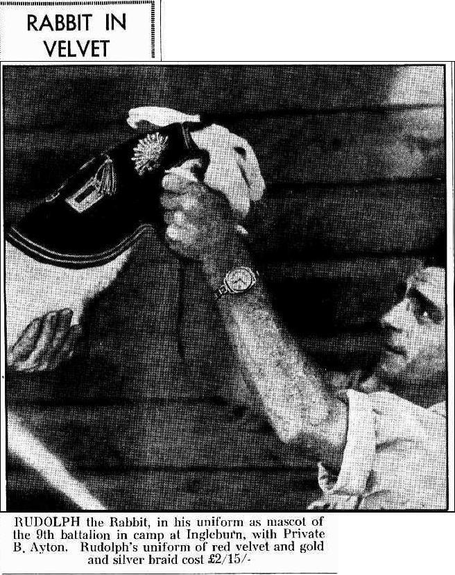 1940 'RABBIT IN VELVET', The Daily Telegraph (Sydney, NSW : 1931 - 1954), 23 February, p. 1. , viewed 30 Sep 2022, http://nla.gov.au/nla.news-article248228243
