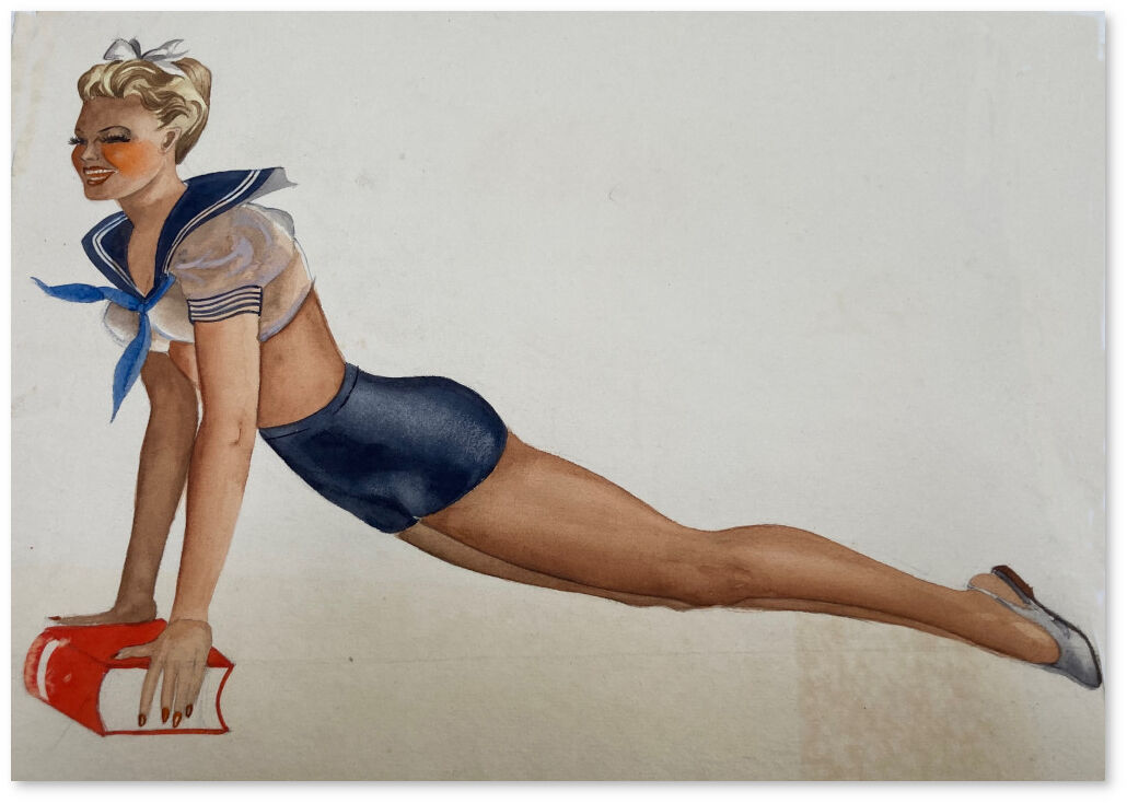 Sailor girl, pin-up