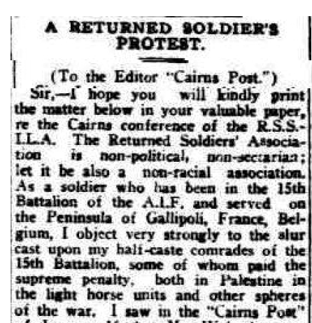 Returned soldiers protest