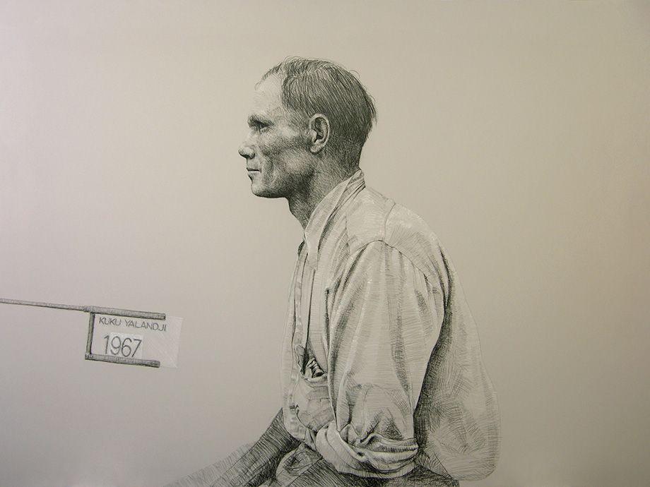 Vernon Ah Kee, neither pride nor courage, 2006, 1 of 3 - The James C. Sourris, AM, Collection, Gift of James C Sourris through the Queensland Art Gallery Foundation 2007. Donated through the Australian Government’s Cultural Gifts Program