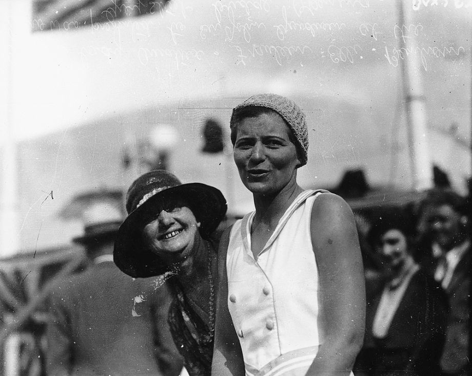 24-year old German aviatrix Fraulein Elli Beinhorn, was presented to the Governor, Sir John Goodwin, at the opening of the William Jolly Bridge on Wednesday 30 March 1932. Fraulein Beinhorn had just completed a solo flight from Berlin to Australia. She started her flight in Berlin on 4 December 1931 and arrived at Archerfield Aerodrome on 29 March 1932. She flew a Klemm 80 h.p. monoplane. The Brisbane Courier described Elli as wearing a sleeveless blue and white sailor style frock with a deep square collar 