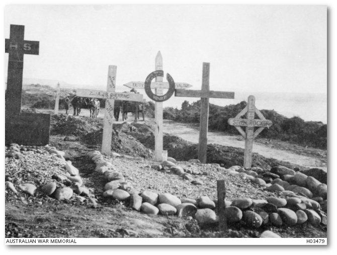Beach Cemetery, Gallipoli, 1915