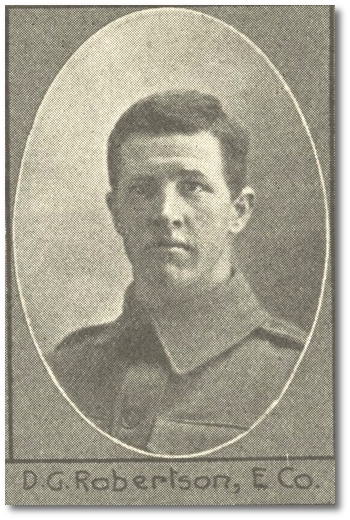 David Robertson, 9th & 7th Battalions